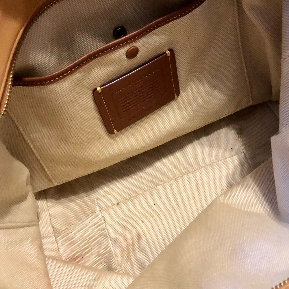 COACH Bea Colorblock Soft Leather Tote Bag - Picture 10 of 13